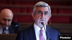 Armenian President Serzh Sarkisian