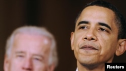 Președintele Barack Obama și vice-președintele Joe Biden
