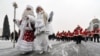 Жаңы жыл майрамындагы аяз аталар парады. 31-декабрь, 2013-жыл