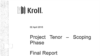 Moldova, cover of the alleged Kroll report published by the speaker of Moldovan Parliament