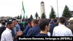 Ռուսաստան - Բողոքի ցույցը Ինգուշեթիայի մայրաքաղաք Մագասում, 4-ը հոկտեմբերի, 2018թ․