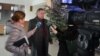 Directorul Ion Ioncev intervievat în Liceul său de la Tiraspol