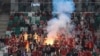 UEFA аштрафавала Беларускую фэдэрацыю футболу за піратэхніку на фанацкім сэктары