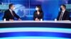 Ֆրանսիայի ԱԺ պատգամավորներ Դանիել Ղազարյանը (կ) և Ժան-Միշել Միսը (ա) «Ազատության» տաղավարում։