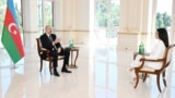Президент Азербайджана Ильхам Алиев даёт интервью телеканалу "Аль-Арабия", 27 августа 2025 года